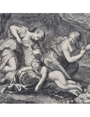AMORINI DISARMATI DALLE NINFE DI DIANA
