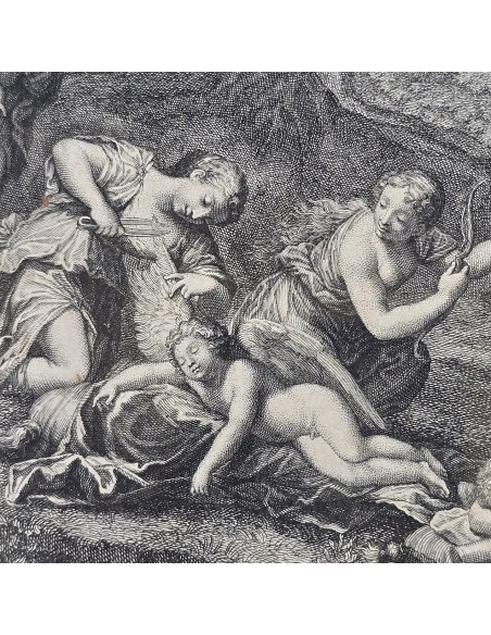 AMORINI DISARMATI DALLE NINFE DI DIANA
