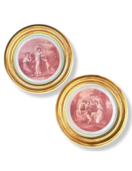NURSING OF BACCHUS -  CUPID WITH BACCHANTES