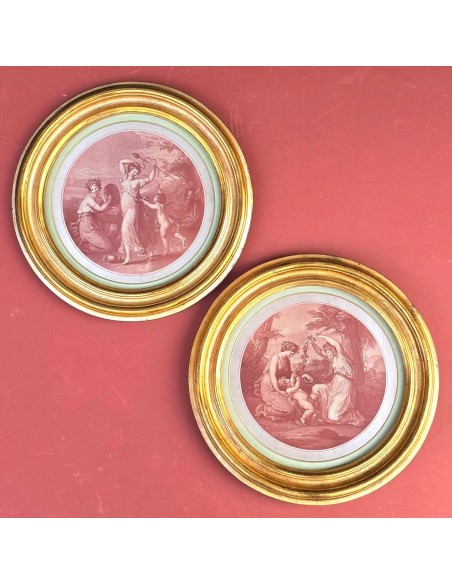 NURSING OF BACCHUS -  CUPID WITH BACCHANTES
