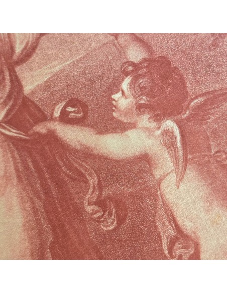 NURSING OF BACCHUS -  CUPID WITH BACCHANTES
