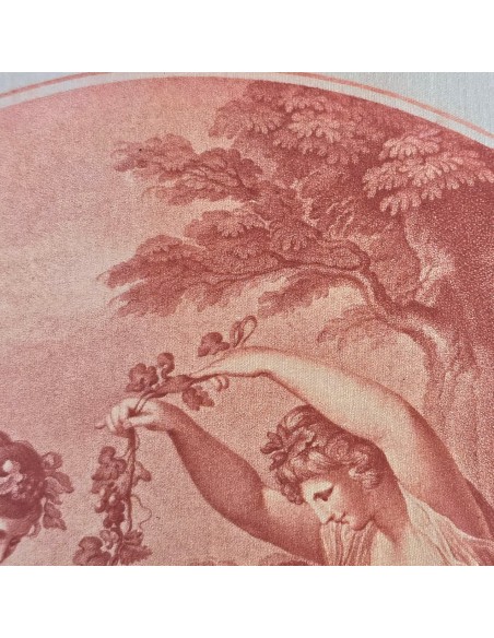 NURSING OF BACCHUS -  CUPID WITH BACCHANTES