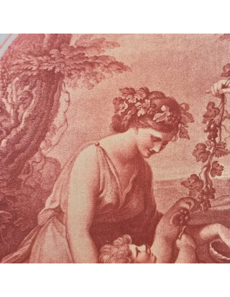 NURSING OF BACCHUS -  CUPID WITH BACCHANTES