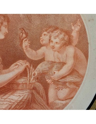 CERES e POMONA IN VETRO EGLOMISÈ