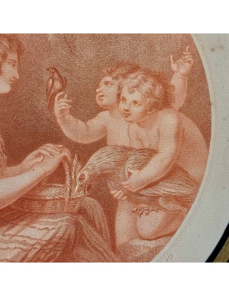 CERES e POMONA IN VETRO EGLOMISÈ