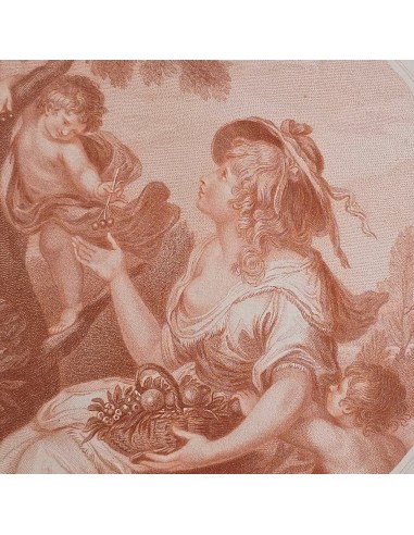 CERES e POMONA IN VETRO EGLOMISÈ