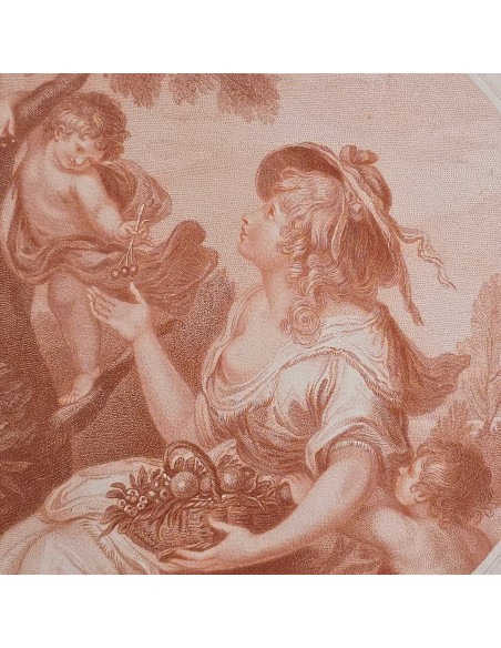 CERES e POMONA IN VETRO EGLOMISÈ