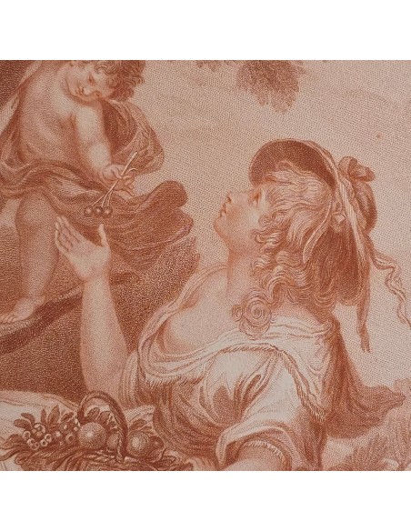 CERES e POMONA IN VETRO EGLOMISÈ
