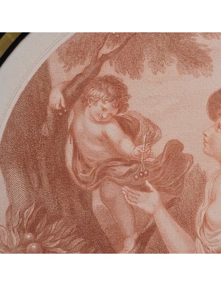 CERES e POMONA IN VETRO EGLOMISÈ