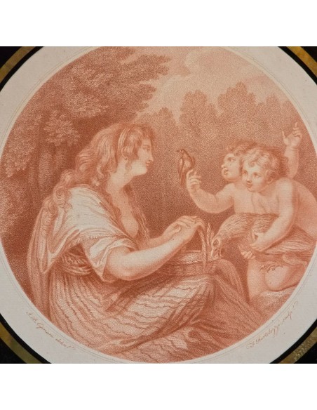 CERES e POMONA IN VETRO EGLOMISÈ