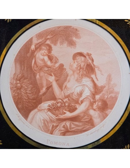 CERES e POMONA IN VETRO EGLOMISÈ