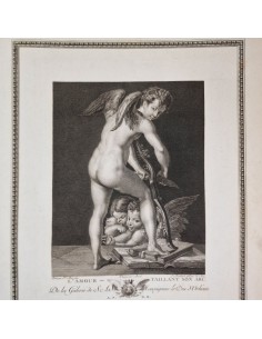 CUPIDO INTAGLIA IL SUO ARCO