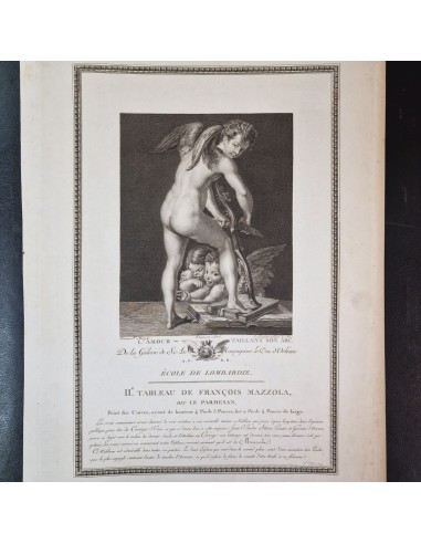 CUPIDO INTAGLIA IL SUO ARCO