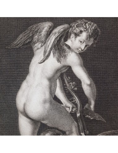 CUPIDO INTAGLIA IL SUO ARCO