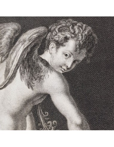 CUPIDO INTAGLIA IL SUO ARCO
