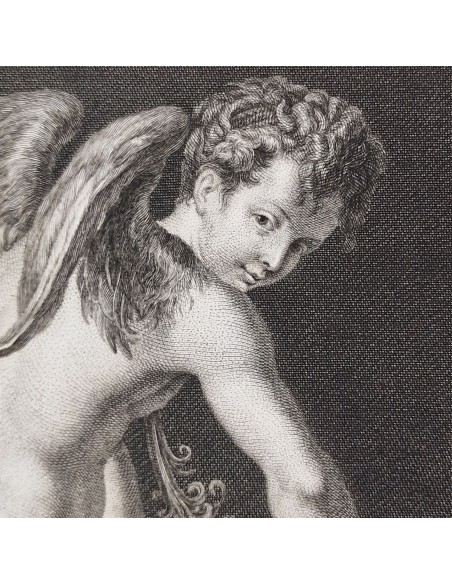 CUPIDO INTAGLIA IL SUO ARCO