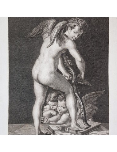 CUPIDO INTAGLIA IL SUO ARCO