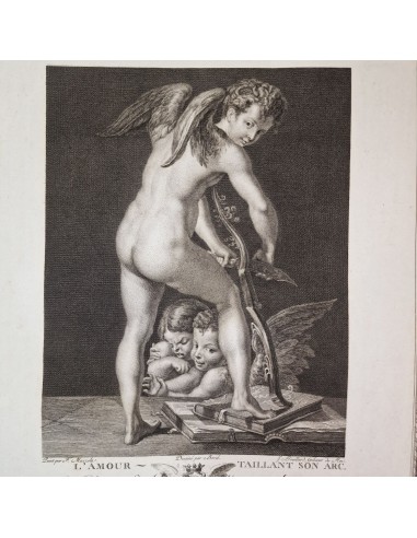 CUPIDO INTAGLIA IL SUO ARCO