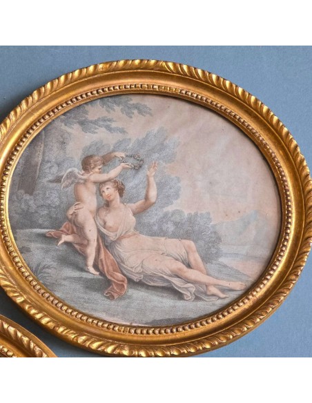 CUPIDO e PSICHE - VENERE INCORONATA DA CUPIDO