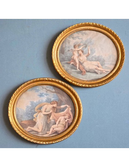 CUPIDO e PSICHE - VENERE INCORONATA DA CUPIDO