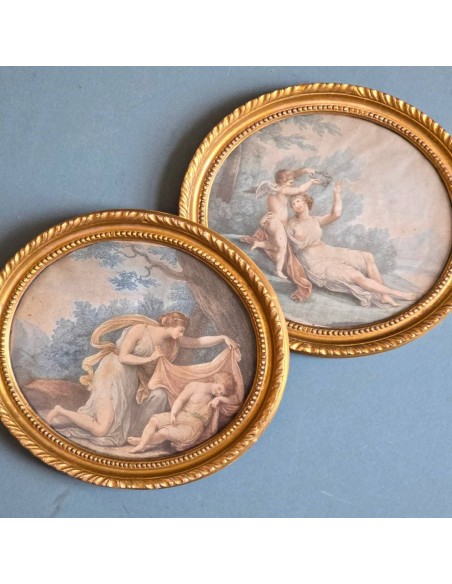 CUPIDO e PSICHE - VENERE INCORONATA DA CUPIDO