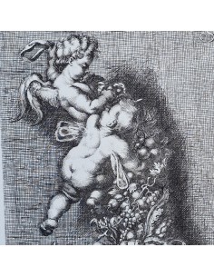 PUTTI CON FESTONI DI FRUTTA 2