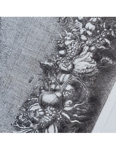 PUTTI CON FESTONI DI FRUTTA