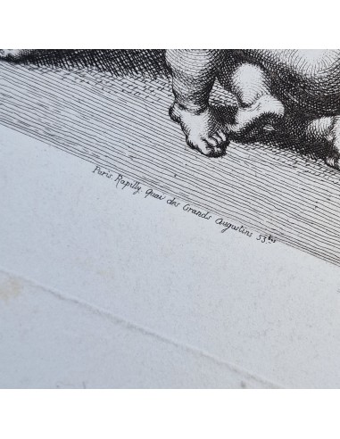 PUTTI CON FESTONI DI FRUTTA