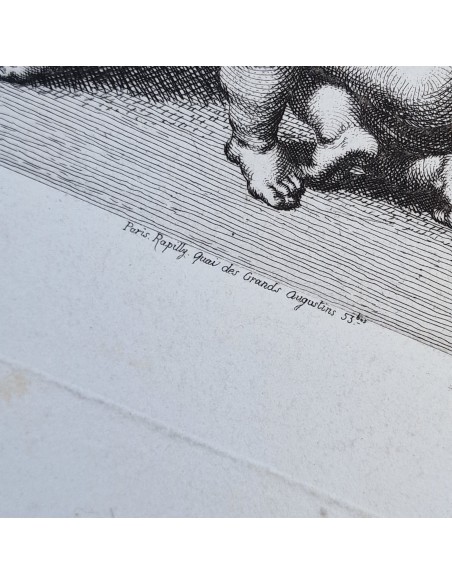PUTTI CON FESTONI DI FRUTTA