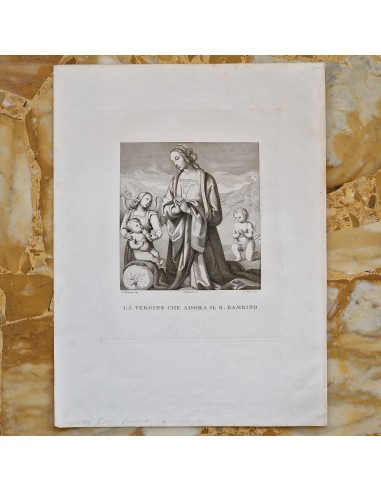 LA VERGINE ADORA IL S. BAMBINO