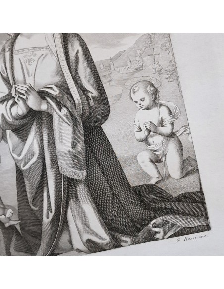 LA VERGINE ADORA IL S. BAMBINO