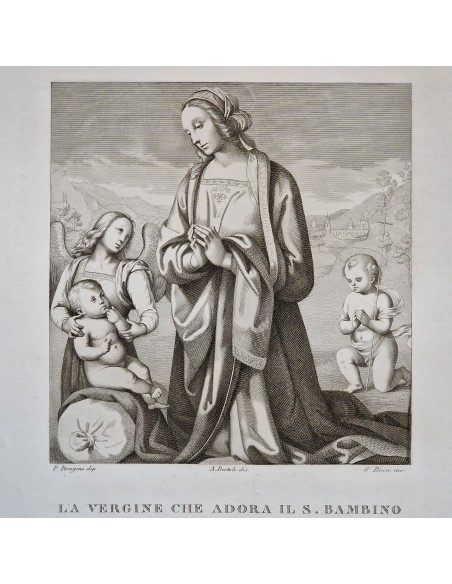 LA VERGINE ADORA IL S. BAMBINO