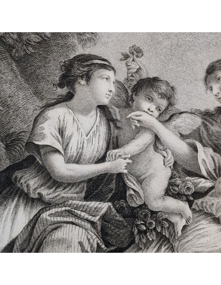CUPIDO CON LE TRE GRAZIE