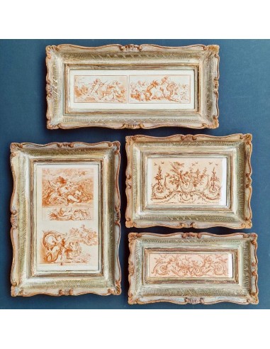 SERIE FREGI e ORNAMENTI CON PUTTI