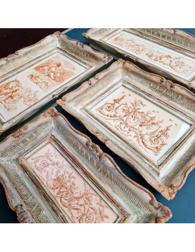 SERIE FREGI e ORNAMENTI CON PUTTI