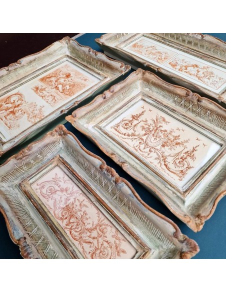 SERIE FREGI e ORNAMENTI CON PUTTI