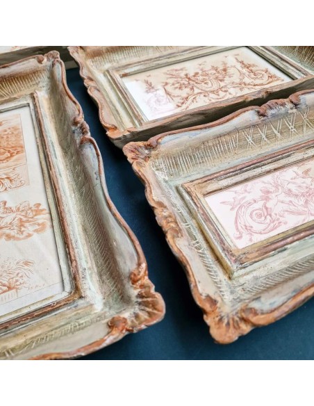 SERIE FREGI e ORNAMENTI CON PUTTI