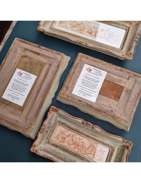 SERIE FREGI e ORNAMENTI CON PUTTI