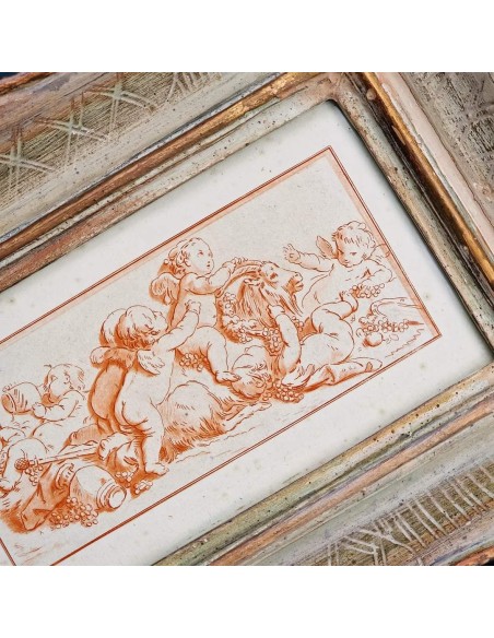 SERIE FREGI e ORNAMENTI CON PUTTI