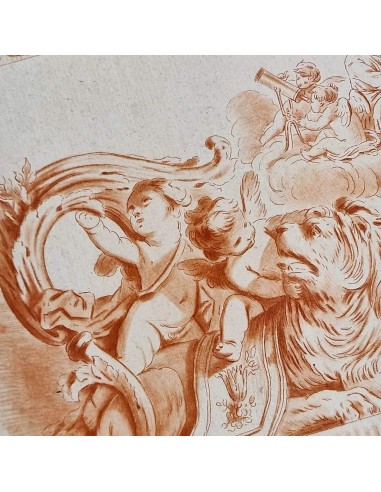 SERIE FREGI e ORNAMENTI CON PUTTI