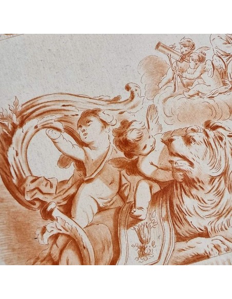 SERIE FREGI e ORNAMENTI CON PUTTI