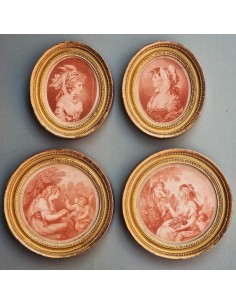 SERIE 4 SANGUIGNE BARTOLOZZI