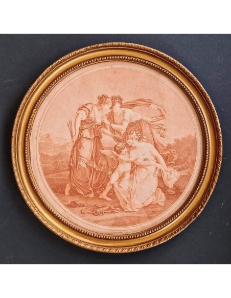 CUPIDO DISARMATO DALLE GRAZIE