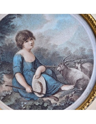 COPPIA PASTORELLI TONDI PANNA E ORO
