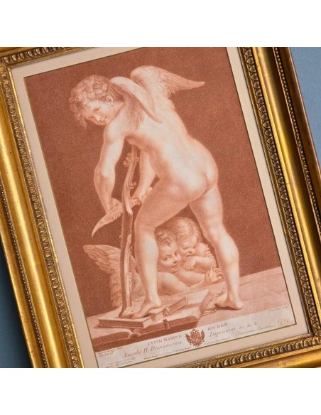 CUPIDO INTAGLIA L'ARCO