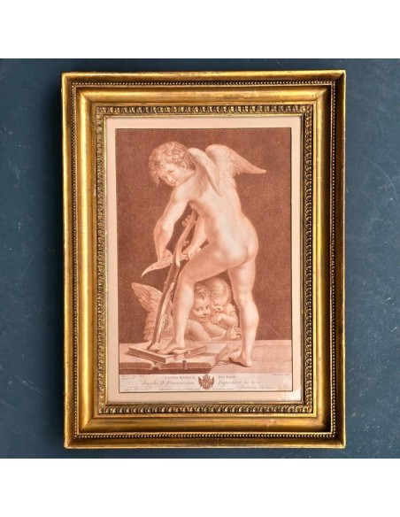 CUPIDO INTAGLIA L'ARCO