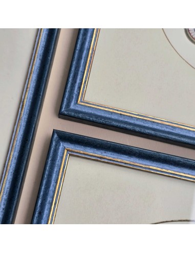 CROMOLITOGRAFIE FRANCESI IN BLU