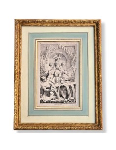 FONTANA CON PUTTI, DELFINI E TRITONE
