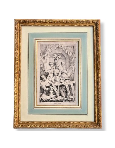 FONTANA CON PUTTI, DELFINI E TRITONE