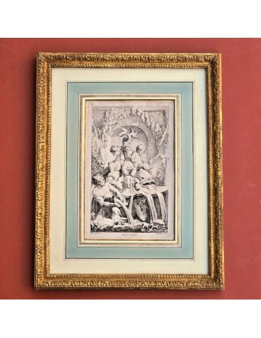 FONTANA CON PUTTI, DELFINI E TRITONE
